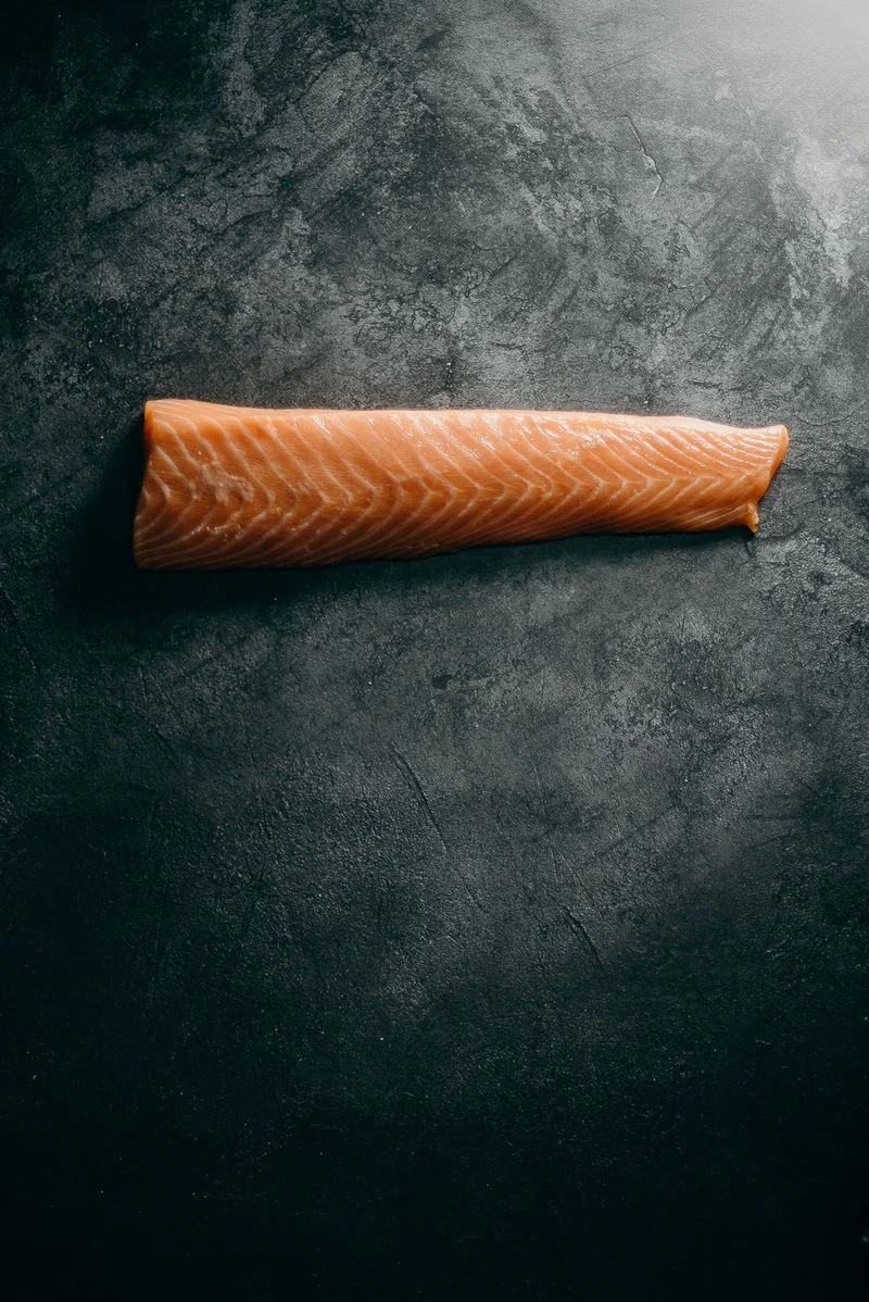 Salmon fillet with vegetables — omega-3 rich fatty fish for diabetes management