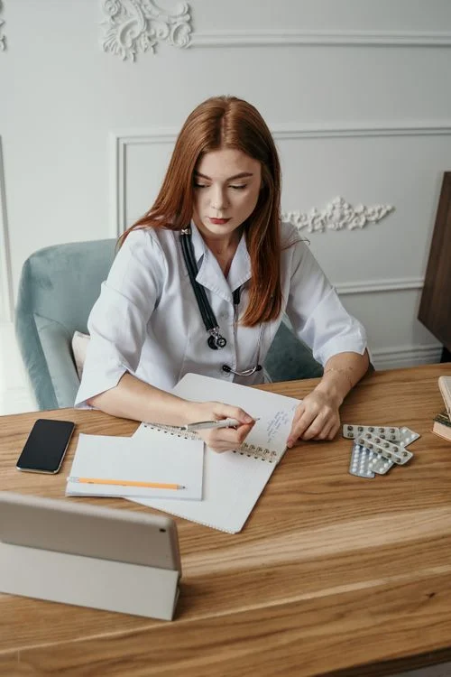 Doctor providing telehealth consultation for diabetes management